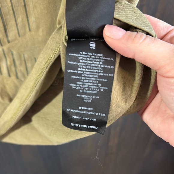 G-STAR Raw Correct Rowinda Straight Tee Women's XS - Picture 5 of 7